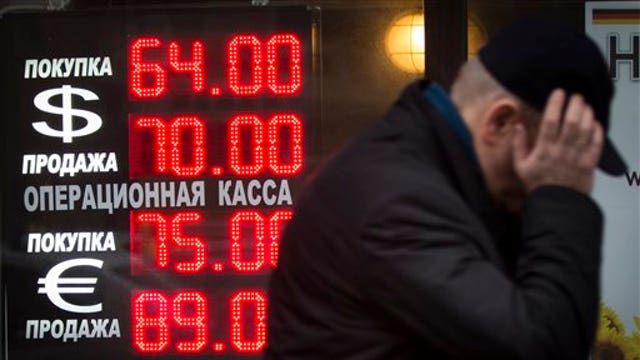 The ruble takes a tumble
