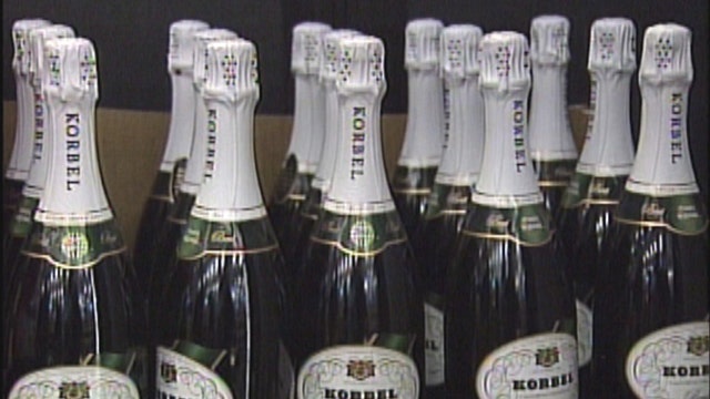 Champagne sales declining globally?