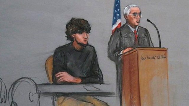 Potential jurors get first look at Boston bombing suspect
