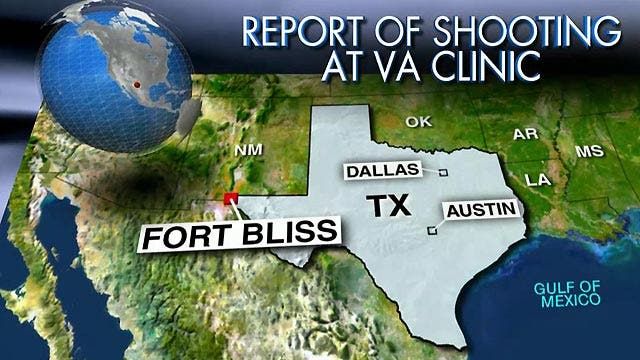 Active shooting reported at El Paso VA clinic