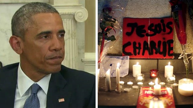 Obama calls Paris terror attack a 'cowardly evil act'