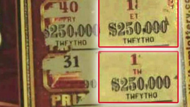 Fox Flash: Misprint in lotto ticket leaves man empty-handed