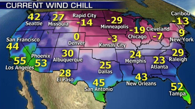 National forecast for Wednesday, January 7