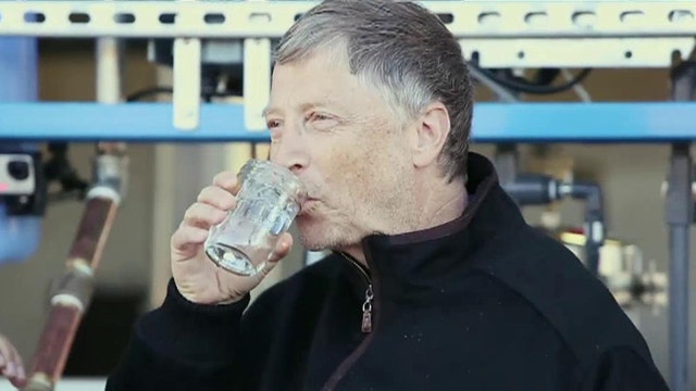 Bill Gates drinks water that used to be human waste