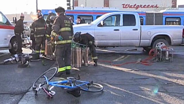 Mechanic helps save woman trapped under truck