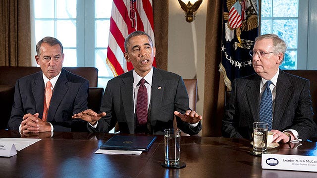 Obama holds bipartisan meeting with congressional leaders