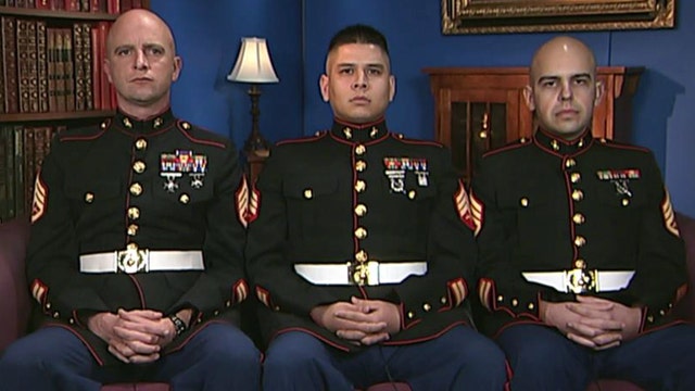 3 Marines help woman confronted by robbers
