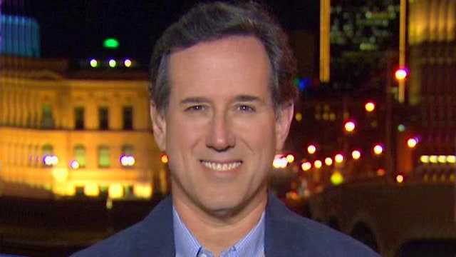 Rick Santorum reacts to new developments for 2016 GOP field