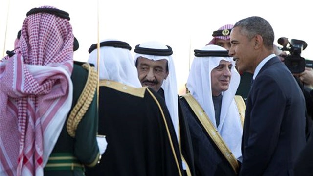 Obama arrives in Saudi Arabia to meet with new ruler