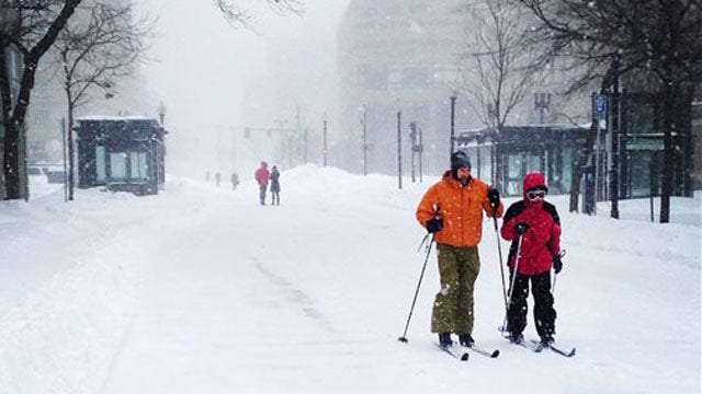 Climate alarmists blame global warming before blizzard