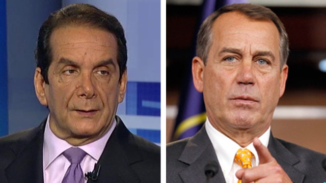 Krauthammer's take: Obama-Boehner Netanyahu invite dustup