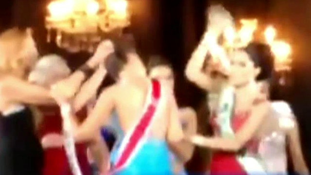 Bully beauty pageant runner up snatches winner's crown 