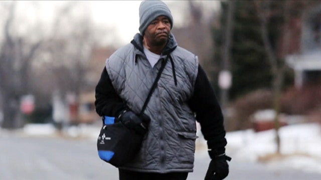 Detroit man walks 21 miles a day to work