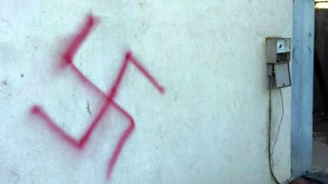 Jewish fraternity house defaced with swastikas