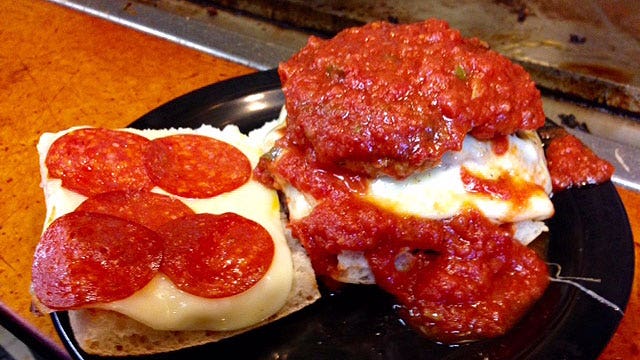 Celebrate National Pizza Day with this monster burger