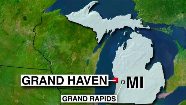 Man crashes through gate of a Michigan Coast Guard station
