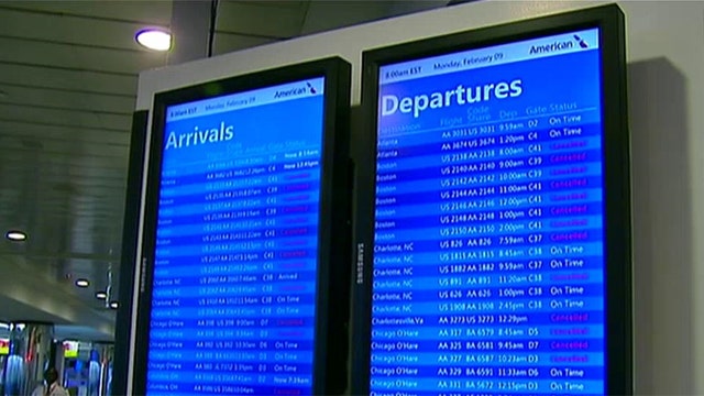 Winter storm prompts flight delays, cancellations nationwide
