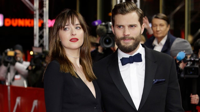 Stars address rumors of drama on 'Fifty Shades of Grey' set