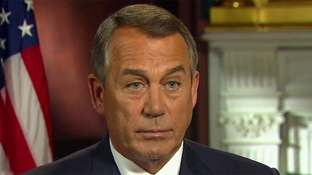 Rep. Boehner on impasse over Homeland Security funding