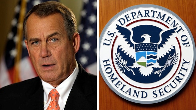 Speaker Boehner warns of a possible DHS shutdown