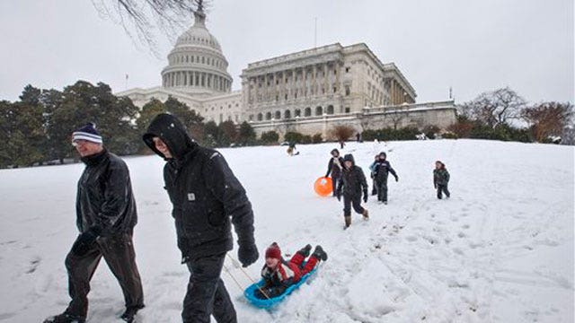 Thousands of federal workers given day off due to snowstorm