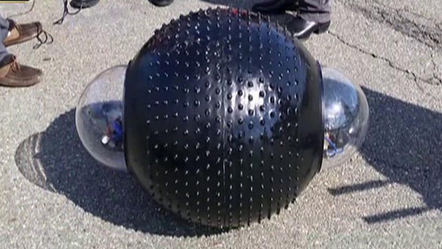 Marines testing robotic 'rolling eyeball'