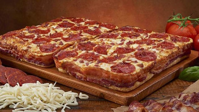 Little Ceasars unveils pizza with bacon-wrapped crust