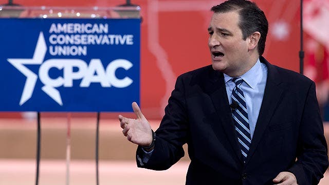 Sen. Cruz slams Hillary Clinton, urges party unity at CPAC