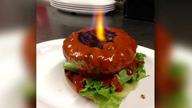 Would you dare to try the 'hottest burger on earth'?