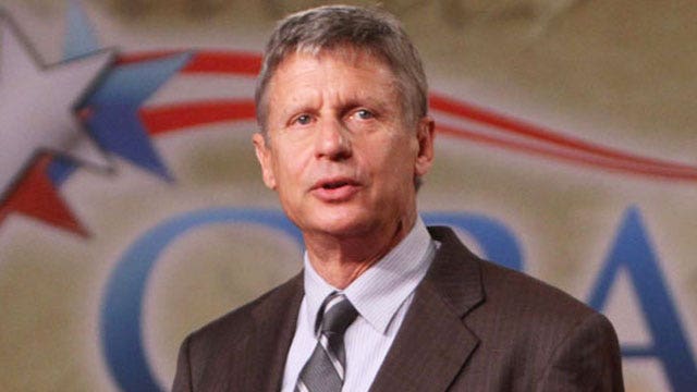 Alan Colmes and Gov. Gary Johnson 