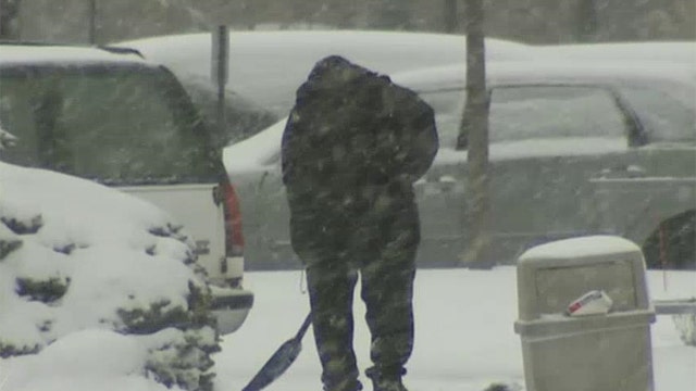 Snow and ice slams the Midwestern US