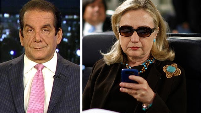 Krauthammer: Clinton “clearly constructing a system"