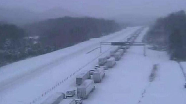 Drivers remain stranded on Kentucky highway after 15 hours