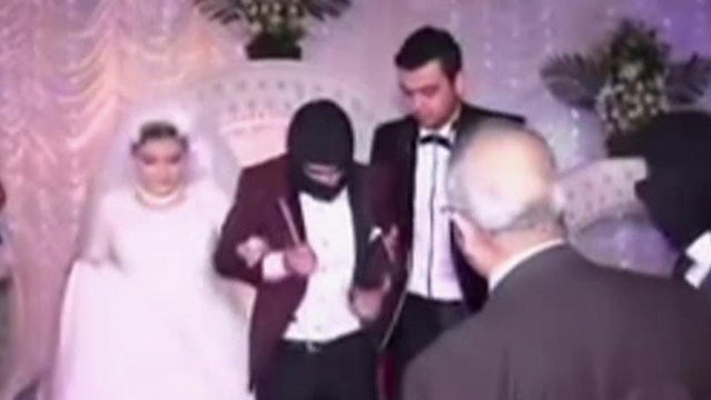 Groom fakes ISIS kidnapping at wedding reception