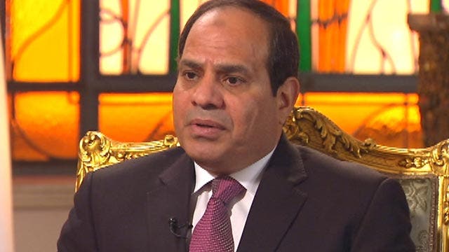 Egyptian president on high stakes in fight against terror