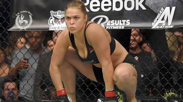 Female UFC champion says she won't fight a man