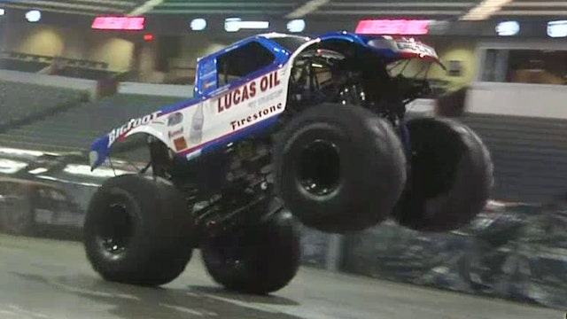 Monster truck tour makes some noise outside Chicago