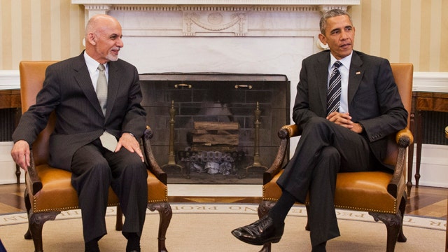 President Obama meets with Afghan President Ashraf Ghani 