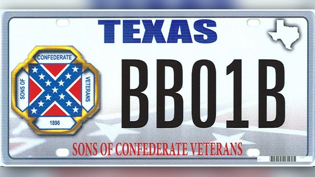 Battle over confederate flag license plate