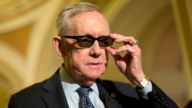 Senate Minority Leader Harry Reid announces retirement
