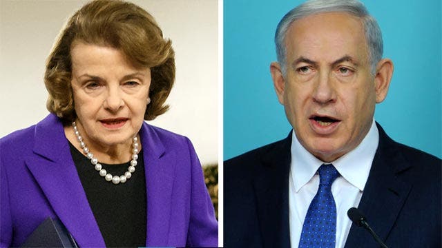 Sen. Feinstein calls on Netanyahu to 'contain himself'