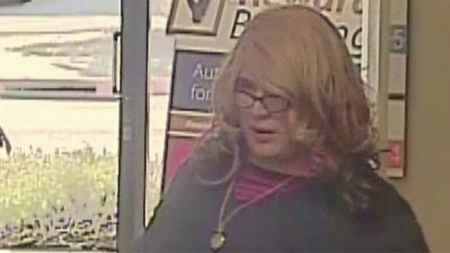 Police seeking suspect in 'Mrs. Doubtfire' bank robbery