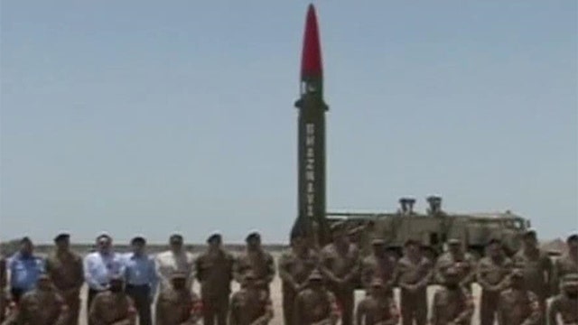 Pakistan testing ballistic missile capable of carrying nuke