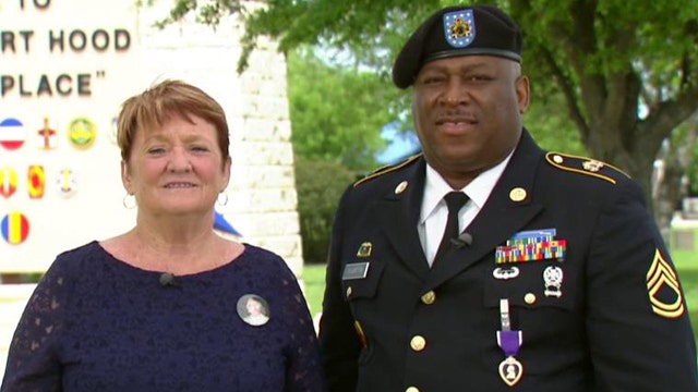 Heroes of 2009 Fort Hood attack receive Purple Hearts