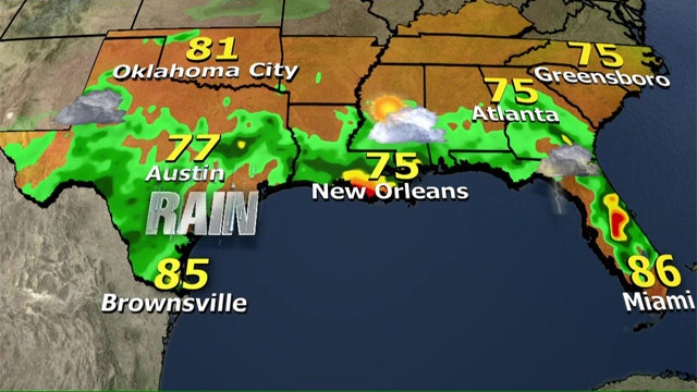 National forecast for Sunday, April 12