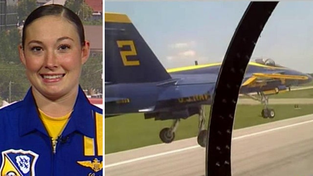 Blue Angels' first female pilot takes flight