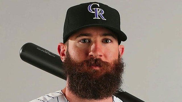 Beards on baseball players