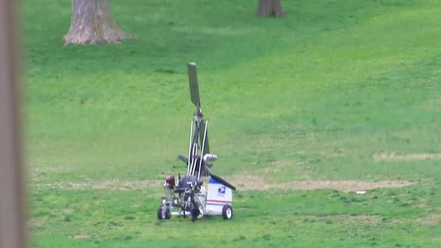 Gyrocopter lands near US Capitol