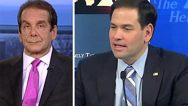 Krauthammer: Marco Rubio using tax plan