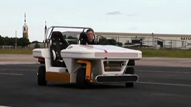 NASA unveils electric space car that can drive itself